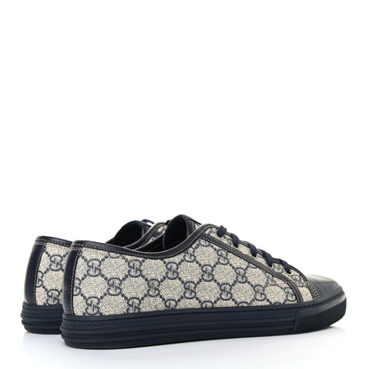 Gucci GG Supreme Monogram Mens Sneakers 7 Navy 8 of 16