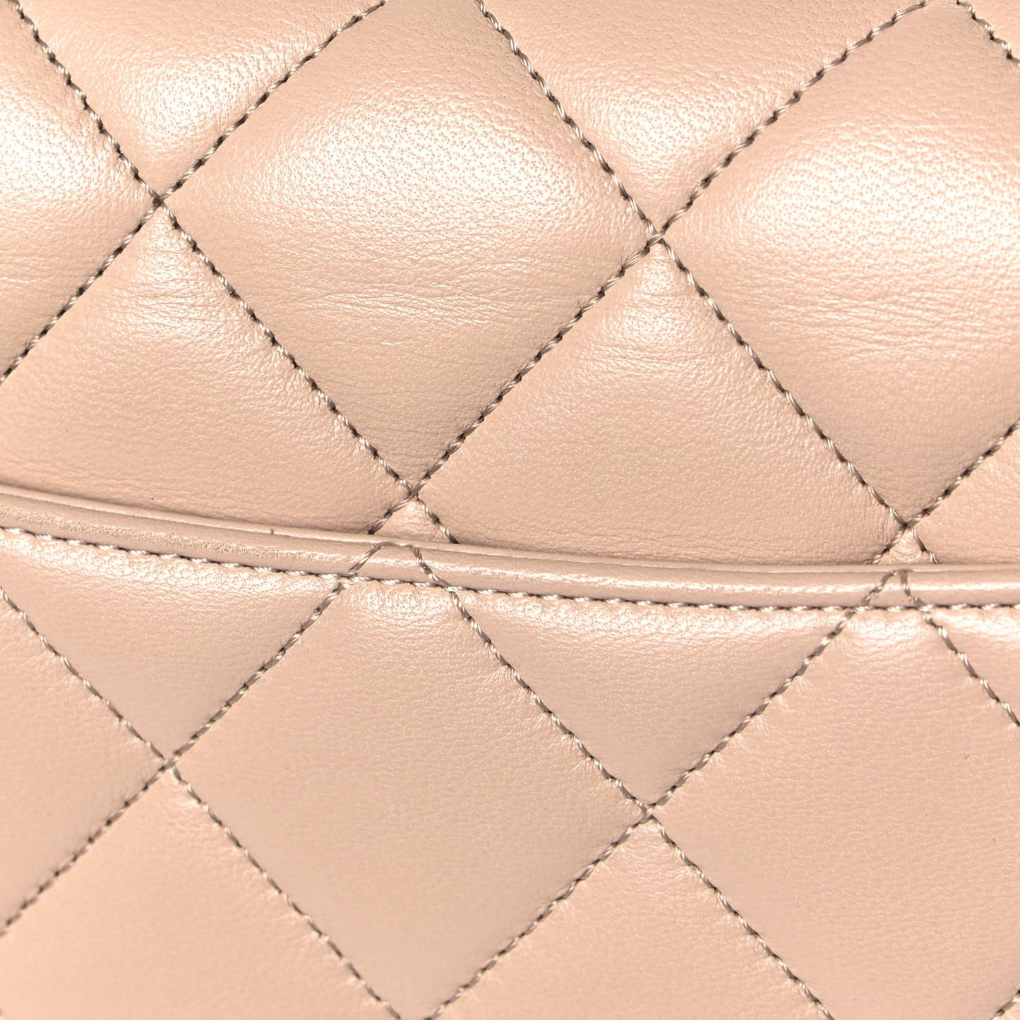 Lambskin Quilted Medium Trendy CC Flap Dual Handle Bag Beige