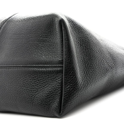 Chloe Grained Calfskin Large Spin Tote Black 10 of 13