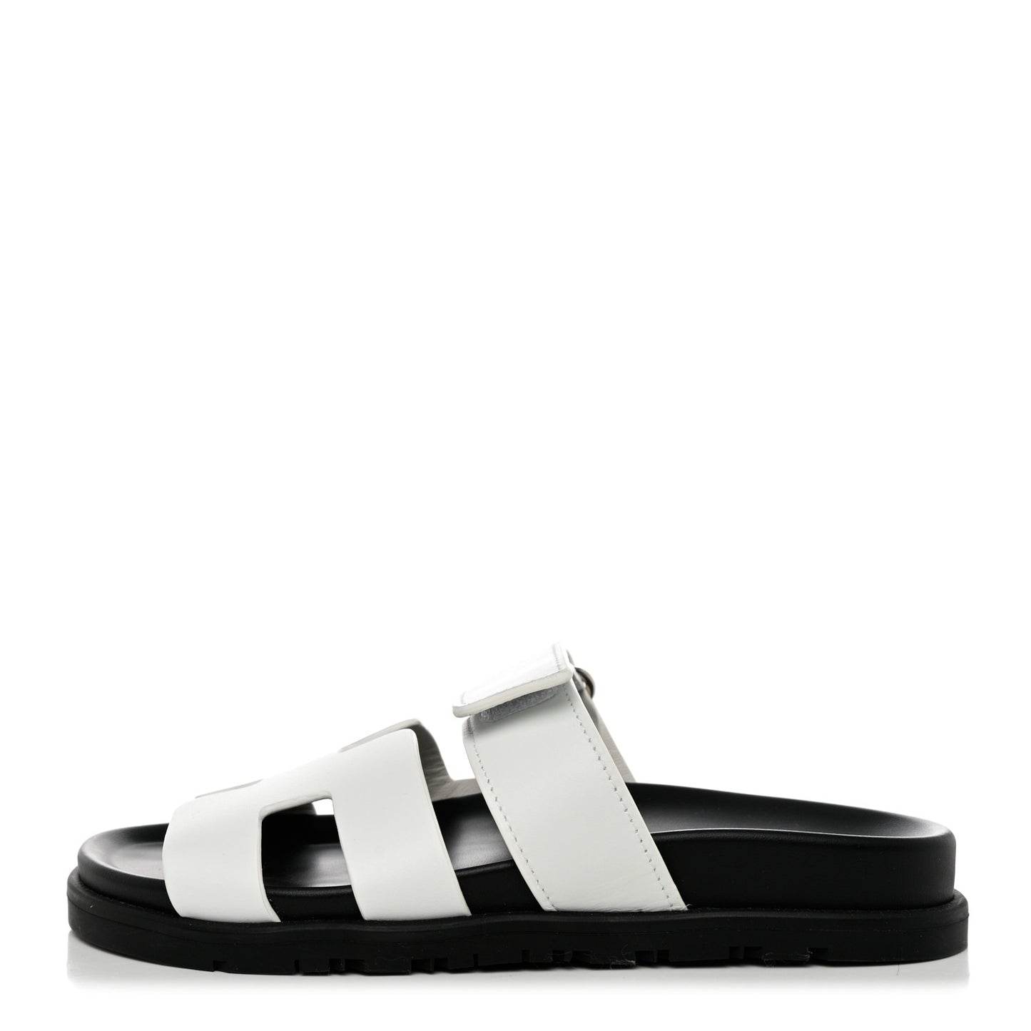 Calfskin Womens Chypre Sandals 35 White