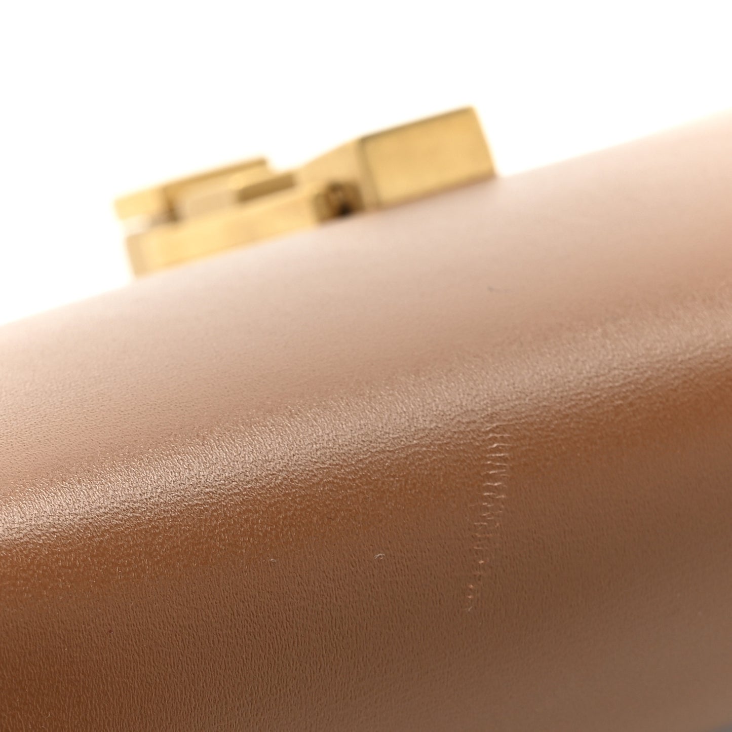 Smooth Calfskin Carre Satchel Brick
