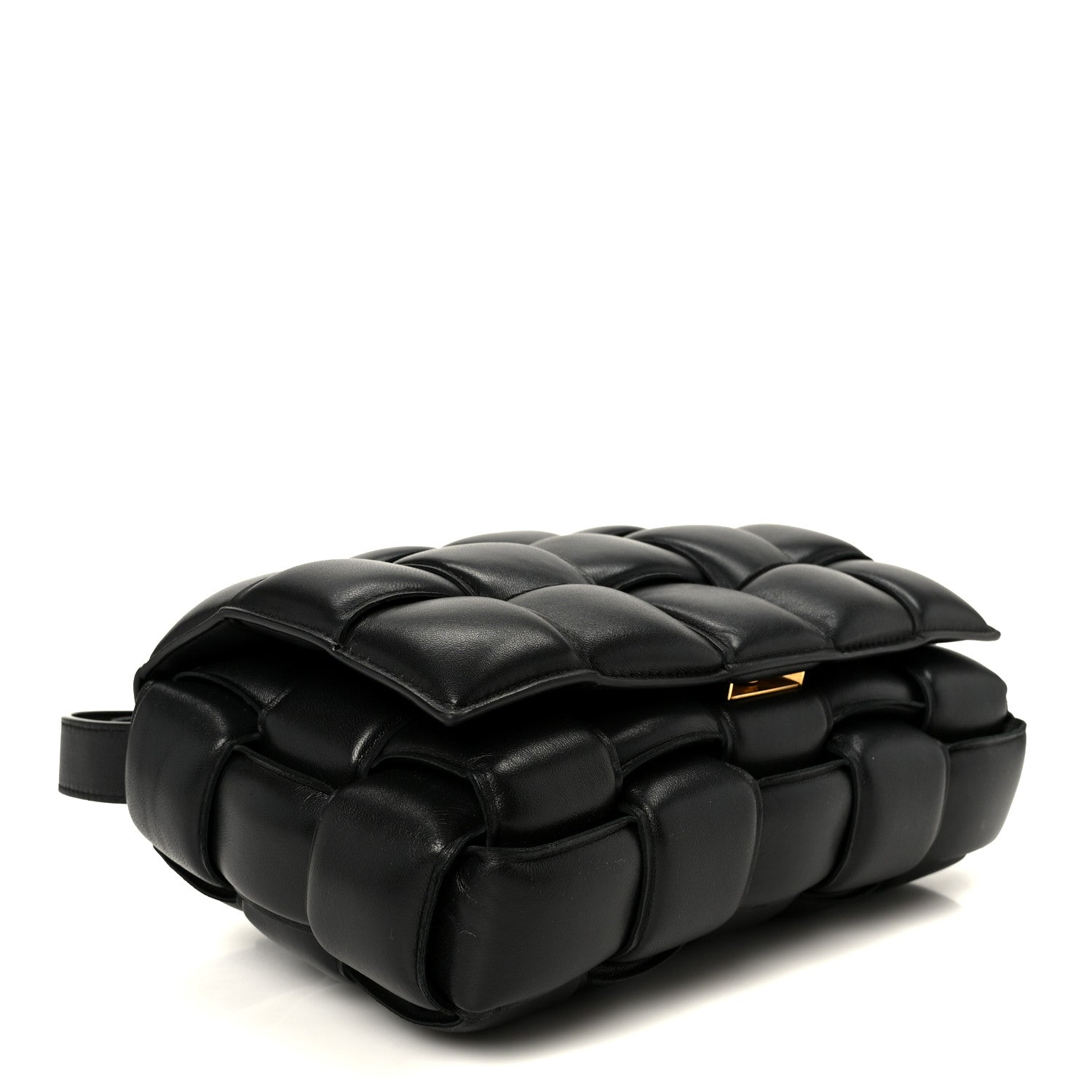 Bottega Veneta Nappa Maxi Intreccio Padded Cassette Crossbody Bag Black 4 of 12
