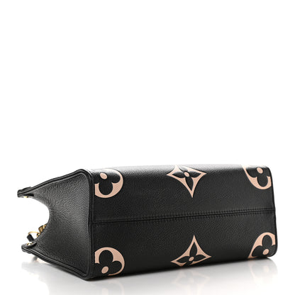 Louis Vuitton Empreinte Monogram Giant Onthego PM Black Beige 4 of 8