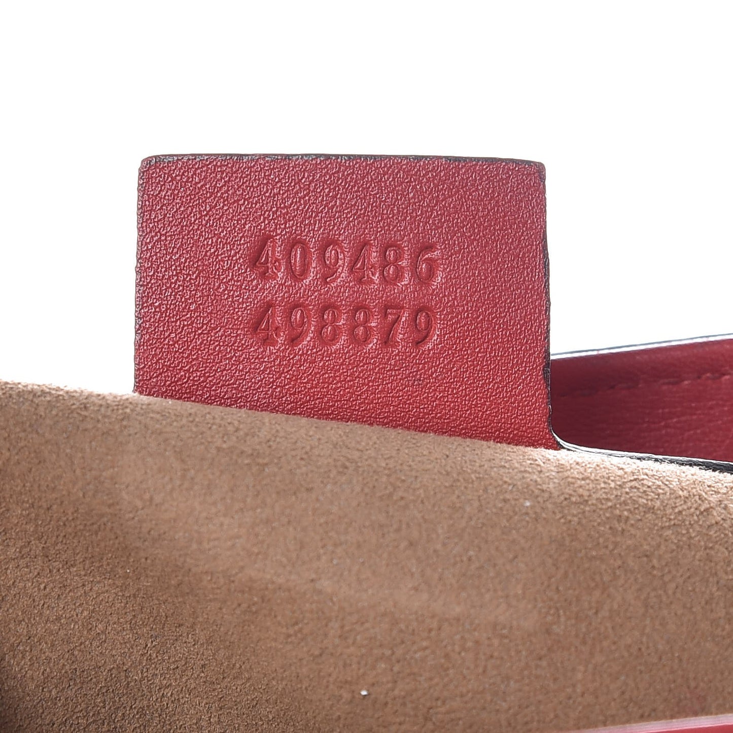 GG Supreme Monogram Calfskin Medium Padlock Shoulder Bag Beige Hibiscus Red New Rosette