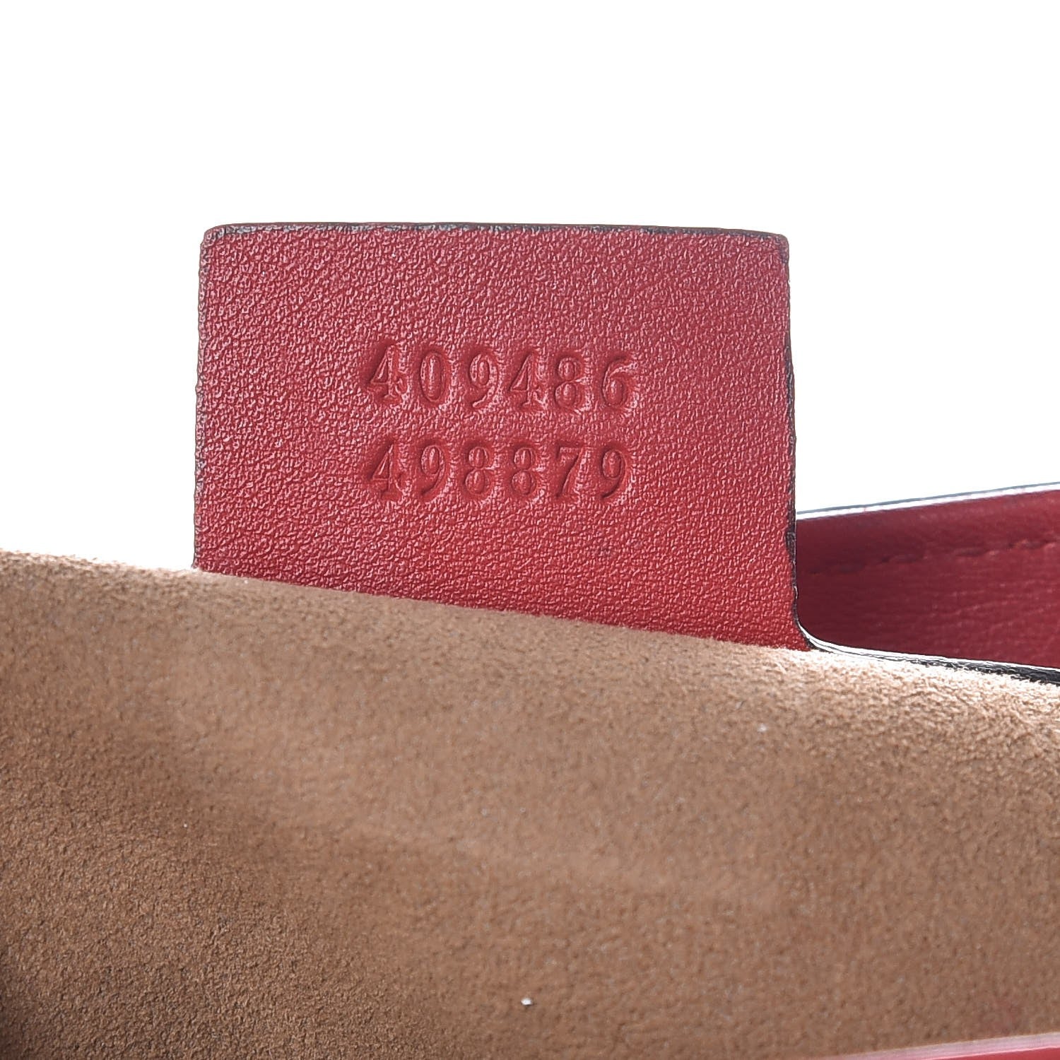 Gucci GG Supreme Monogram Calfskin Medium Padlock Shoulder Bag Beige Hibiscus Red New Rosette 7 of 9