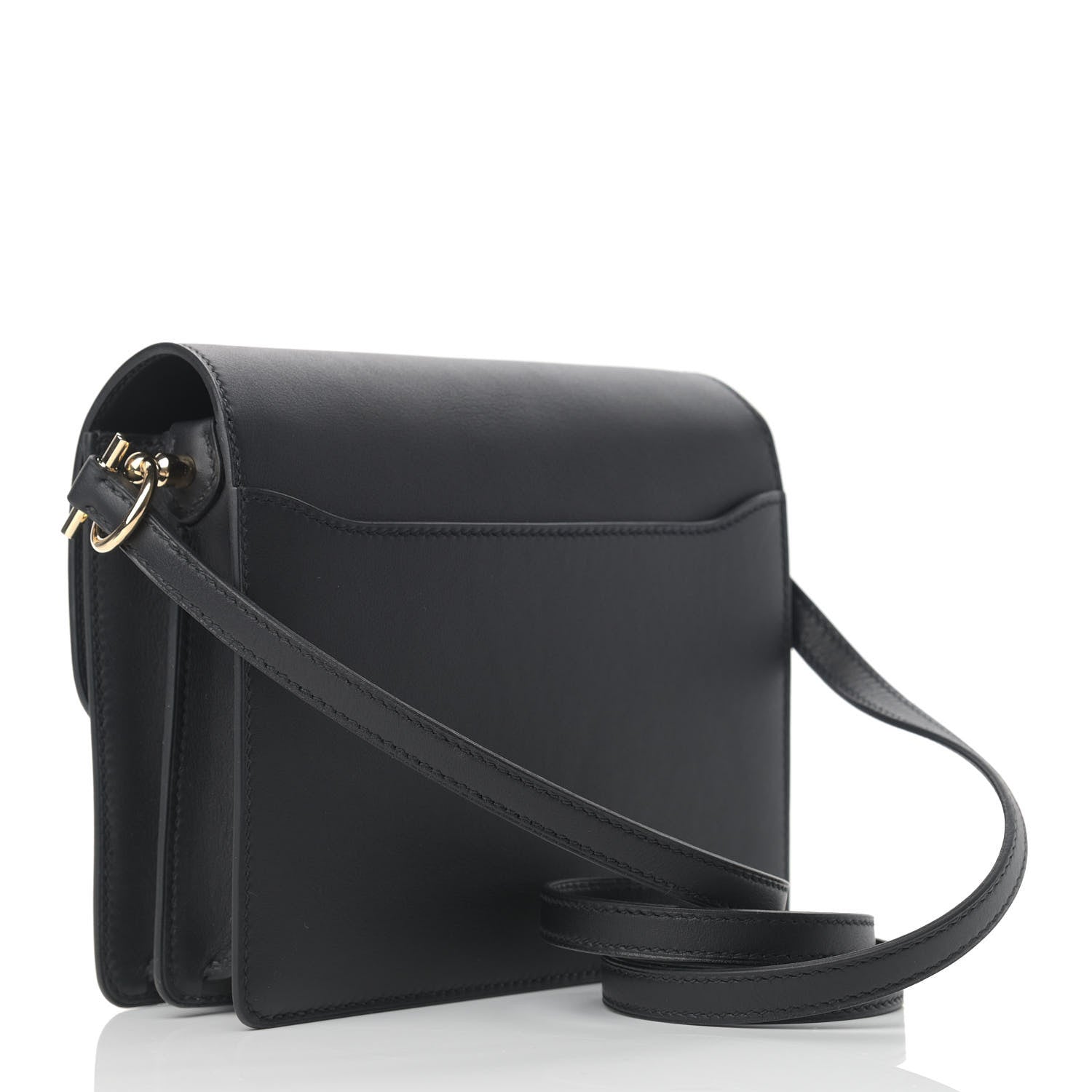 Hermes Evergrain Mini Sac Roulis Black 3 of 14