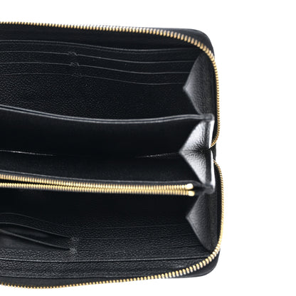 Louis Vuitton Empreinte Zippy Wallet Black 5 of 8