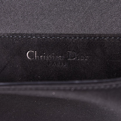 Christian Dior Satin Cannage Lady Dior Convertible Clutch Black 6 of 10