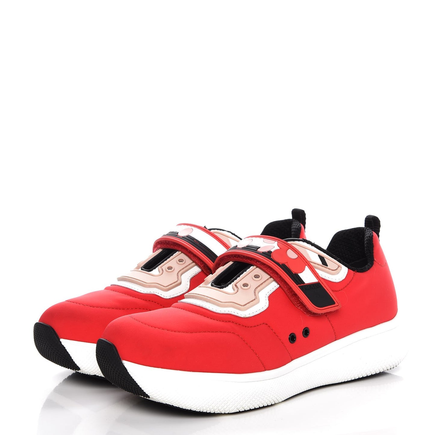 Neoprene Floral Sneakers 37 Lacca
