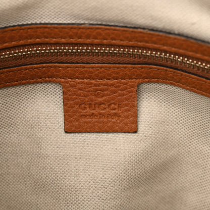Gucci Calfskin Vintage Web Medium Boston Tobacco 6 of 18