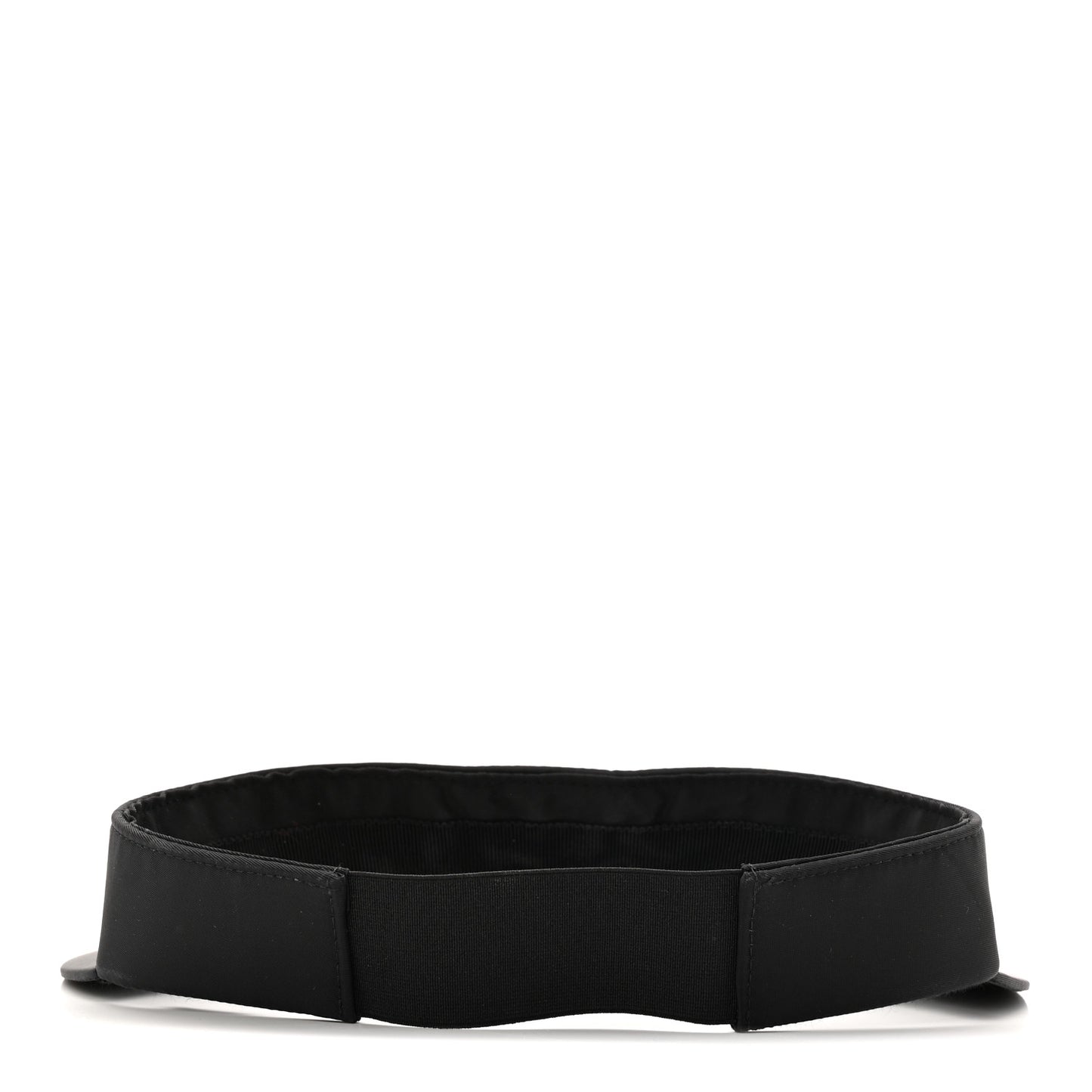 Re-Nylon Metal Triangle Logo Mens Visor L Black