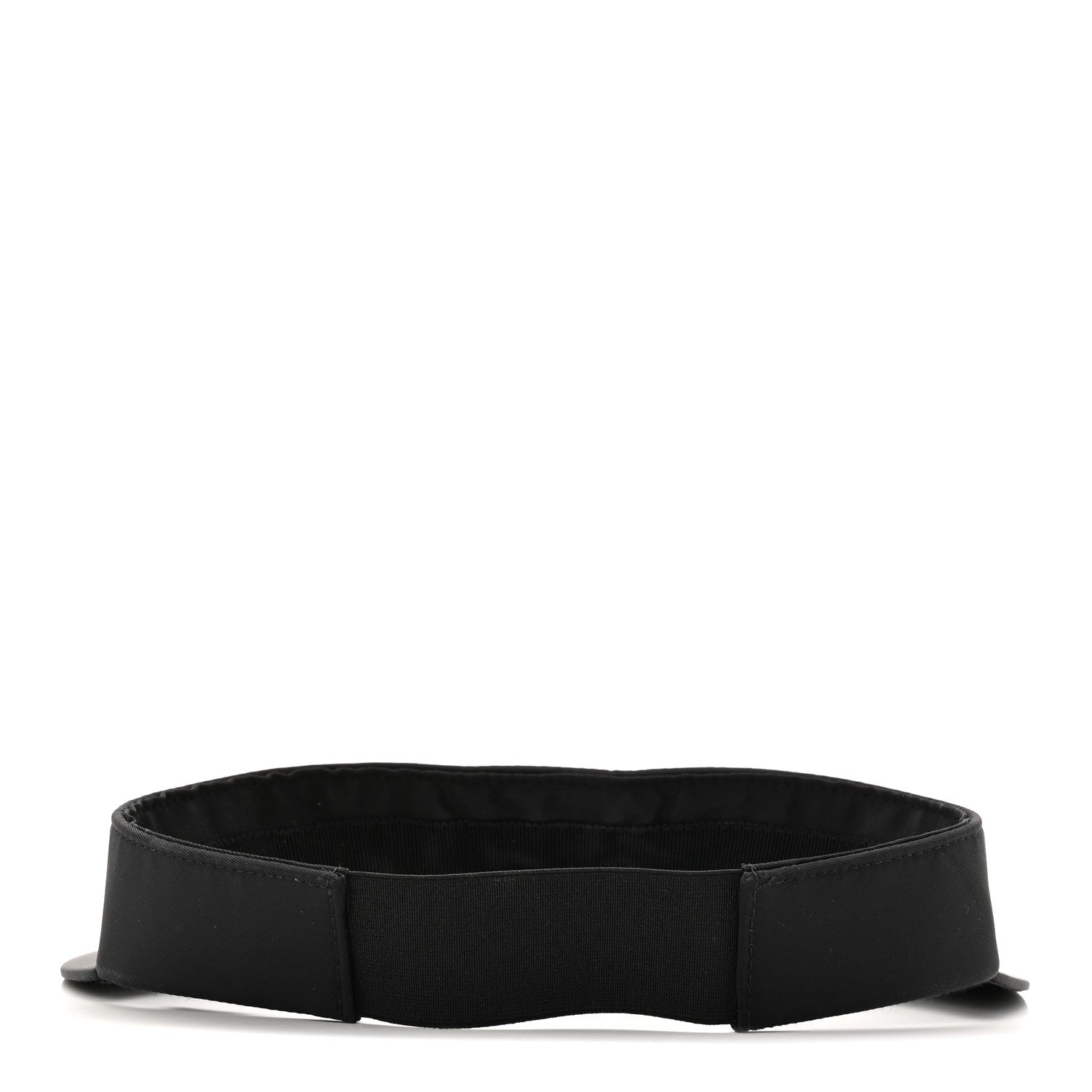Prada Re-Nylon Metal Triangle Logo Mens Visor L Black 6 of 7