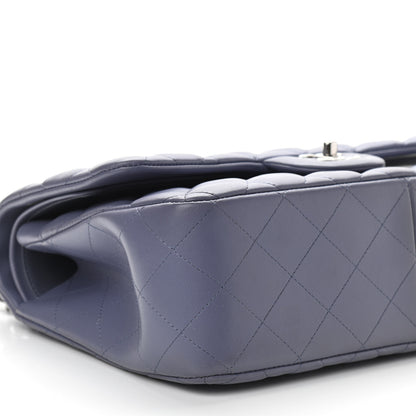 Chanel Lambskin Quilted Jumbo Double Flap Light Purple 9 of 11