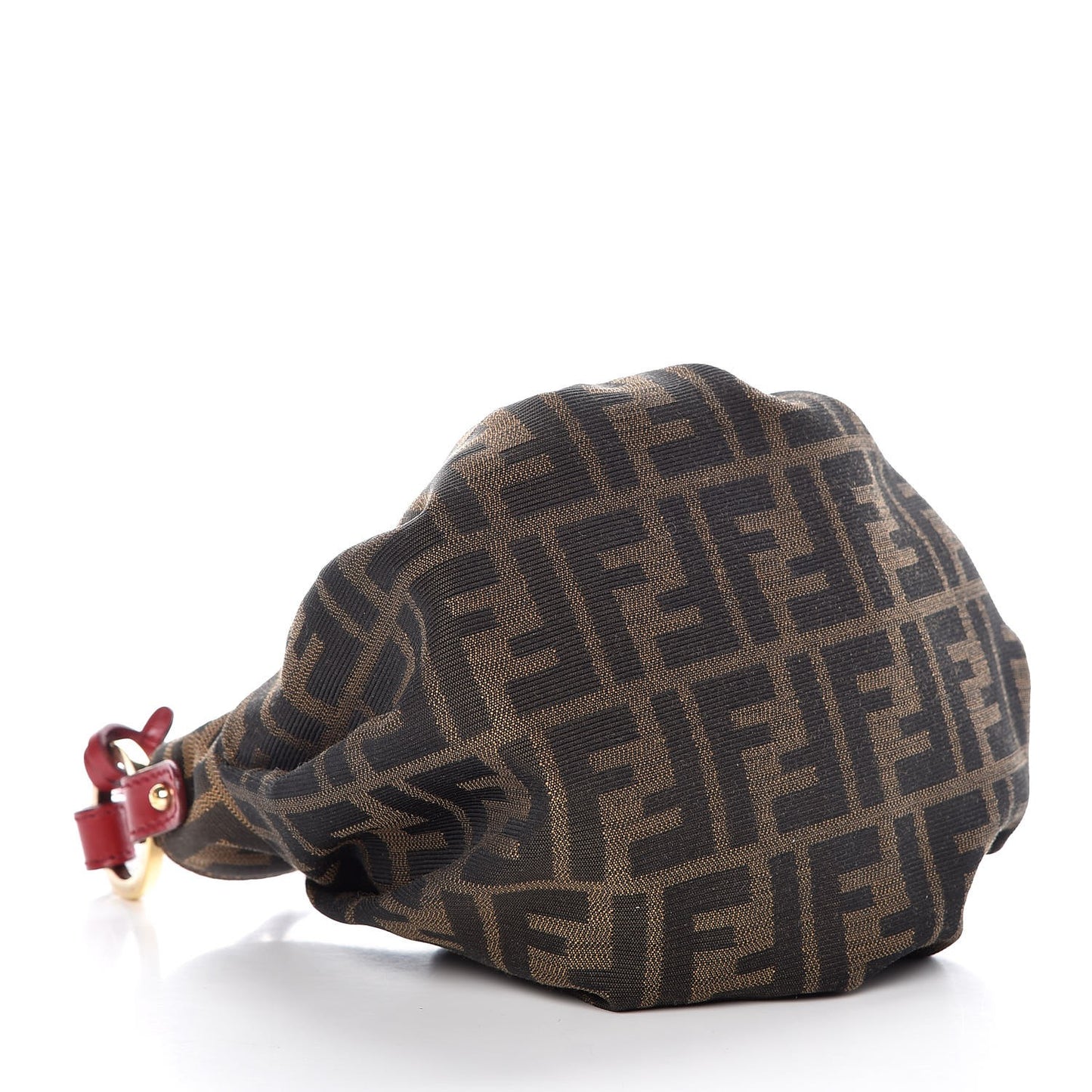 Zucca Cuoio Lucido Mini Chef Hobo Tobacco Rosso Scuro