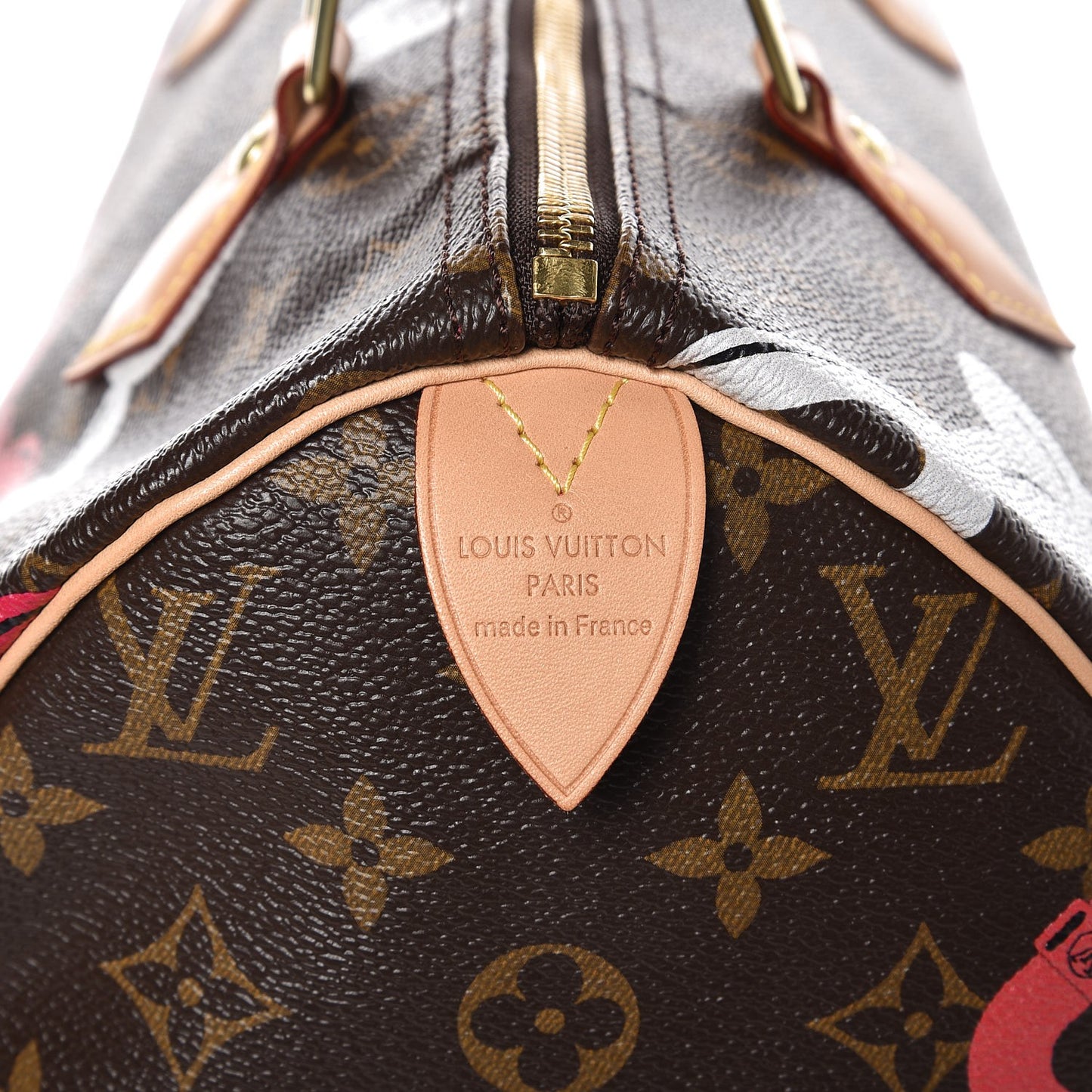 Monogram Bay Speedy 30 Rose Ballerine Poppy