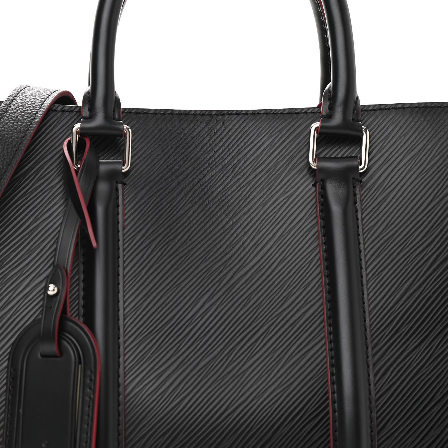 Louis Vuitton Epi Soufflot MM NM Black 8 of 10