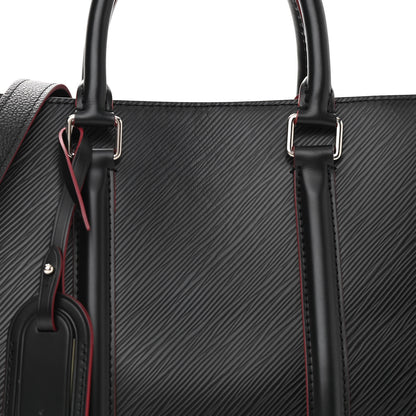 Louis Vuitton Epi Soufflot MM NM Black 8 of 10