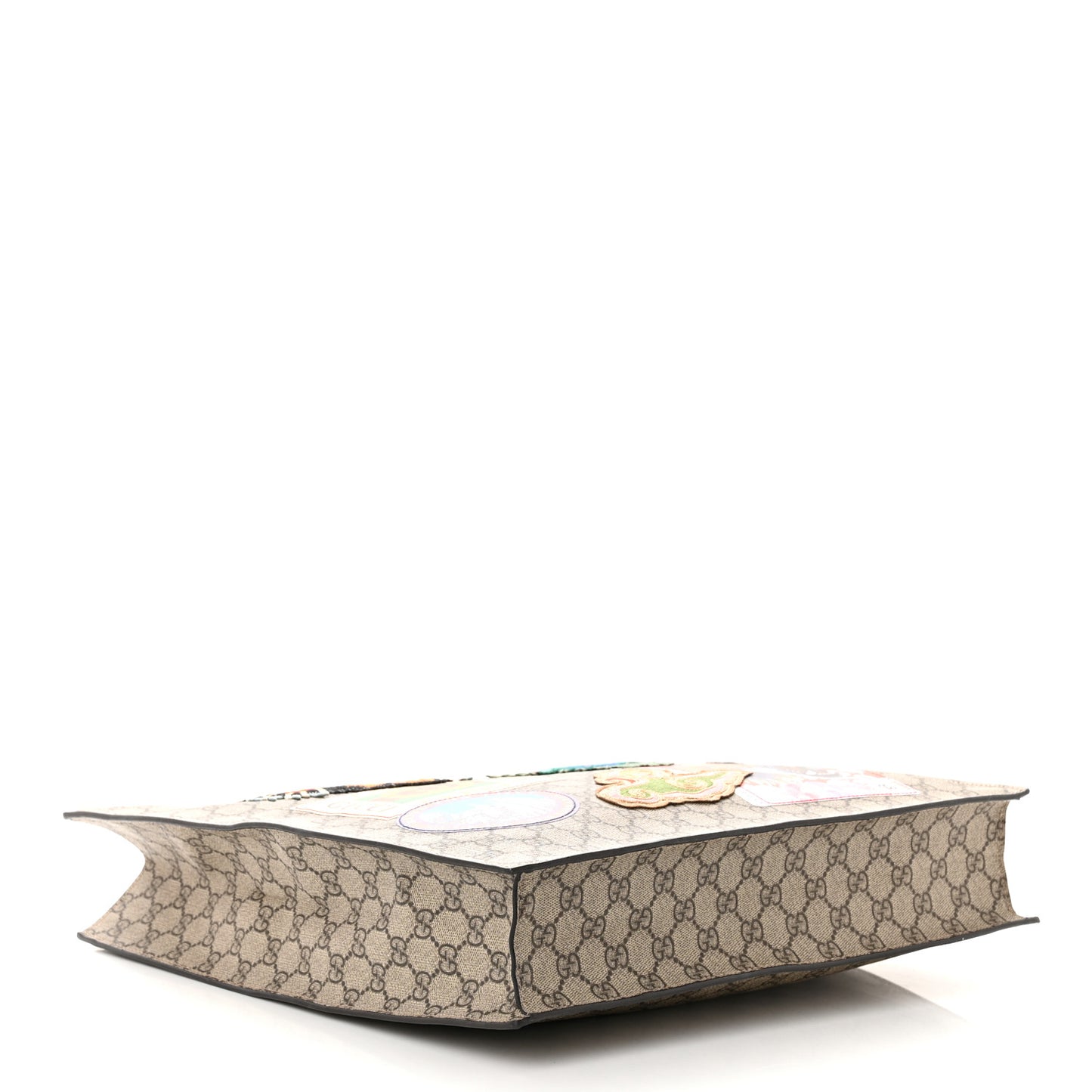 Soft GG Supreme Monogram Courrier Vertical Tote Beige New Acero