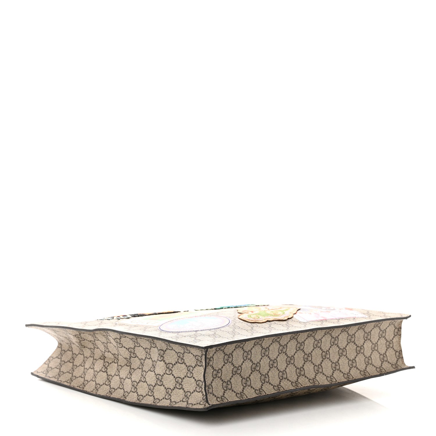 Gucci Soft GG Supreme Monogram Courrier Vertical Tote Beige New Acero 4 of 10