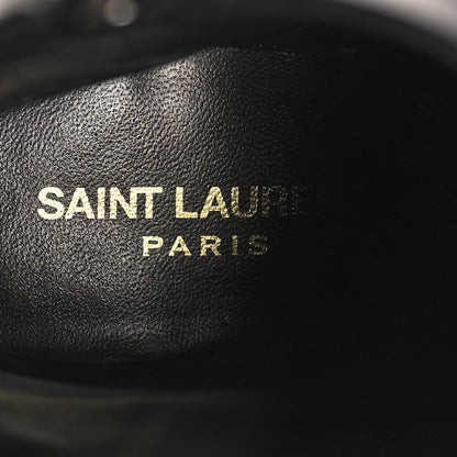 Saint Laurent Nappa Vendome Loulou Ankle Zip Boot 38.5 Black 8 of 9