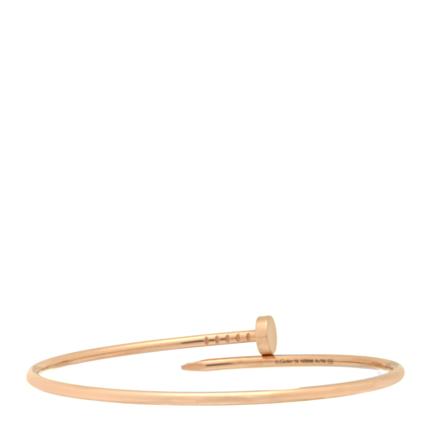 18K Pink Gold Small Juste Un Clou Bracelet 19