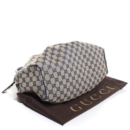 Gucci Monogram Medium Sukey Tote Navy 4 of 7