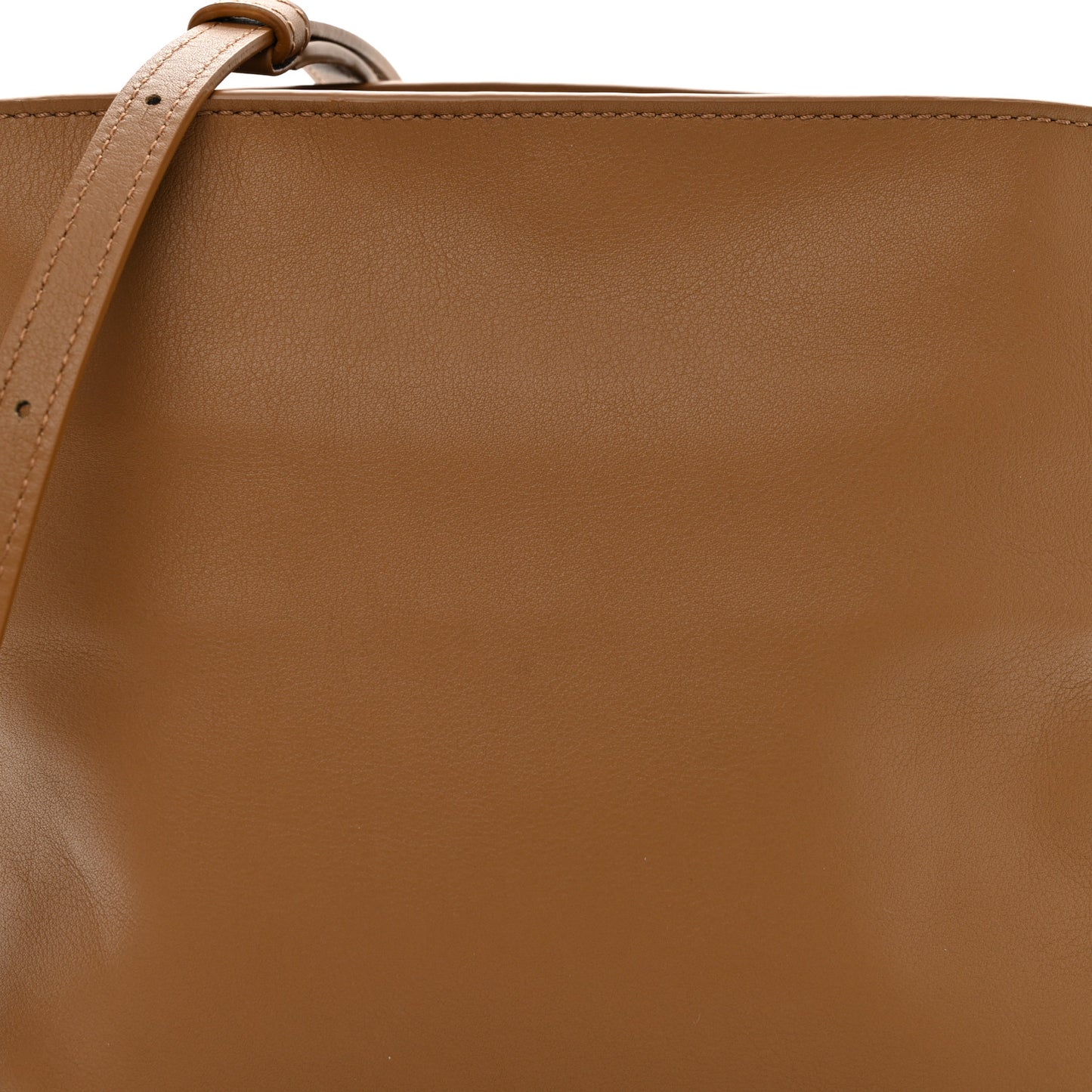 X SUNA FUJITA Nappa Flamenco Knot Clutch Brown