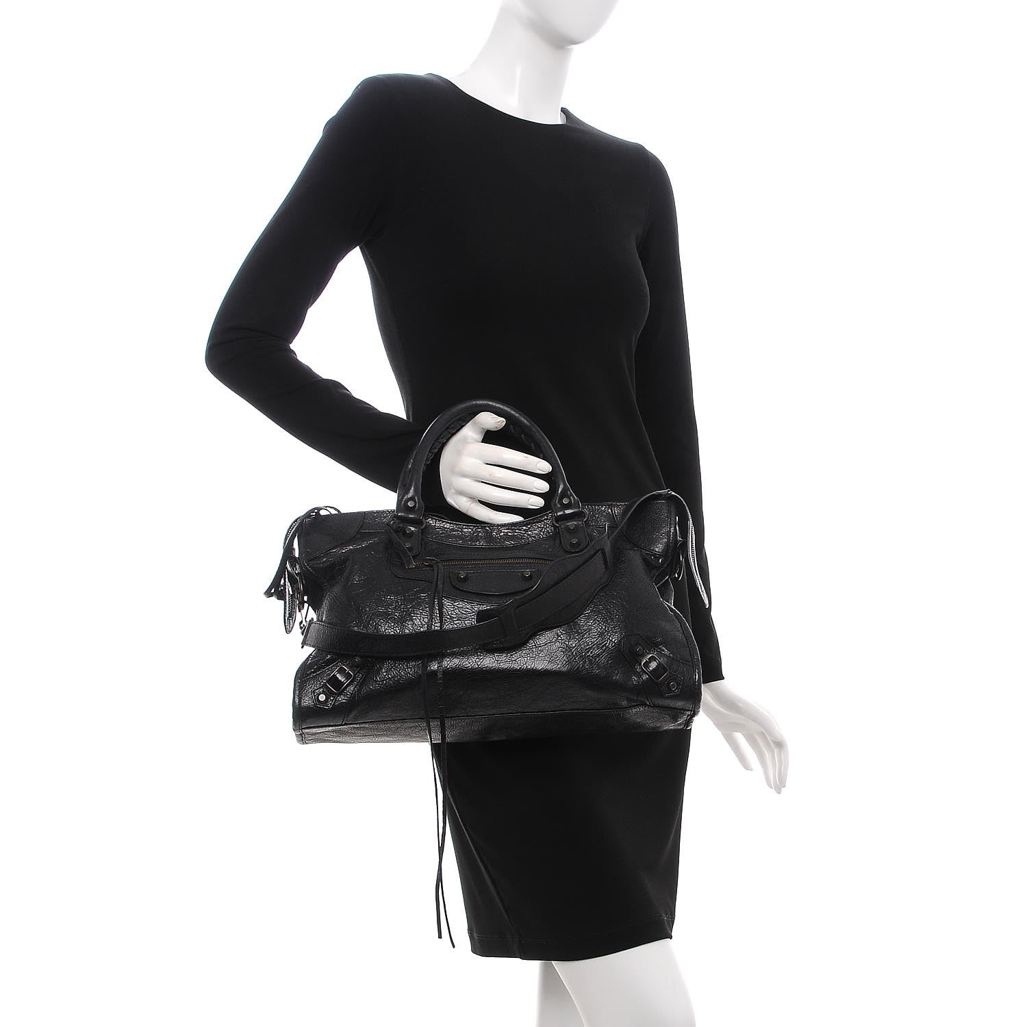 Balenciaga Agneau Classic Hardware City Black 2 of 13