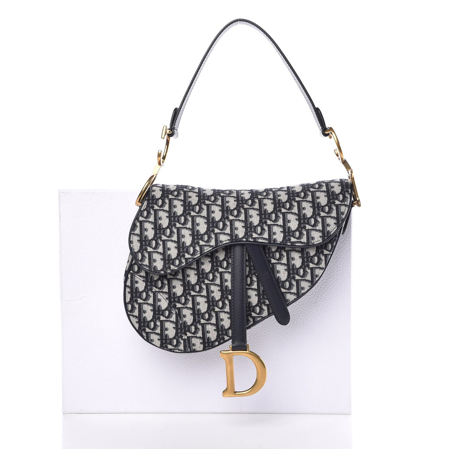 Oblique Saddle Bag Blue