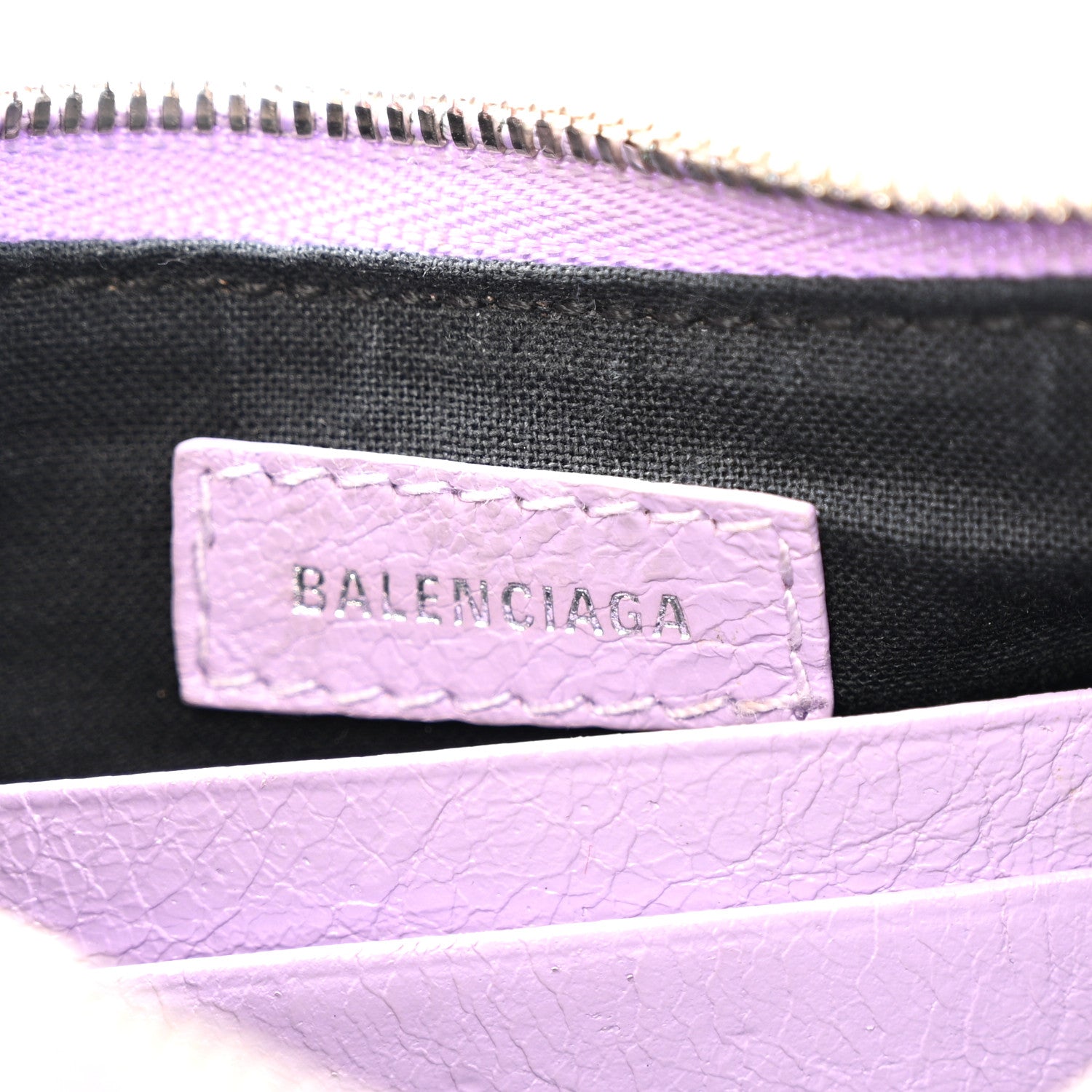 Balenciaga Agneau Arena Le Cagole Mini Purse With Chain Lilac 6 of 14