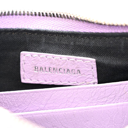 Balenciaga Agneau Arena Le Cagole Mini Purse With Chain Lilac 6 of 14