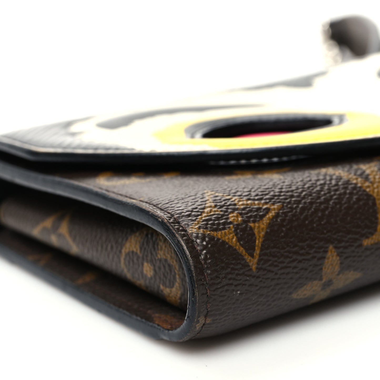Monogram Kabuki Chain Wallet Black