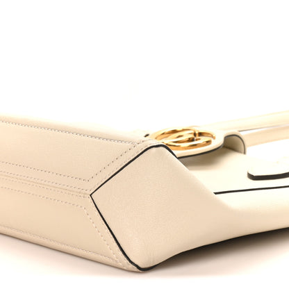 Gucci New Sakai Calfskin Lux Small Dahlia Tote Mystic White 10 of 12