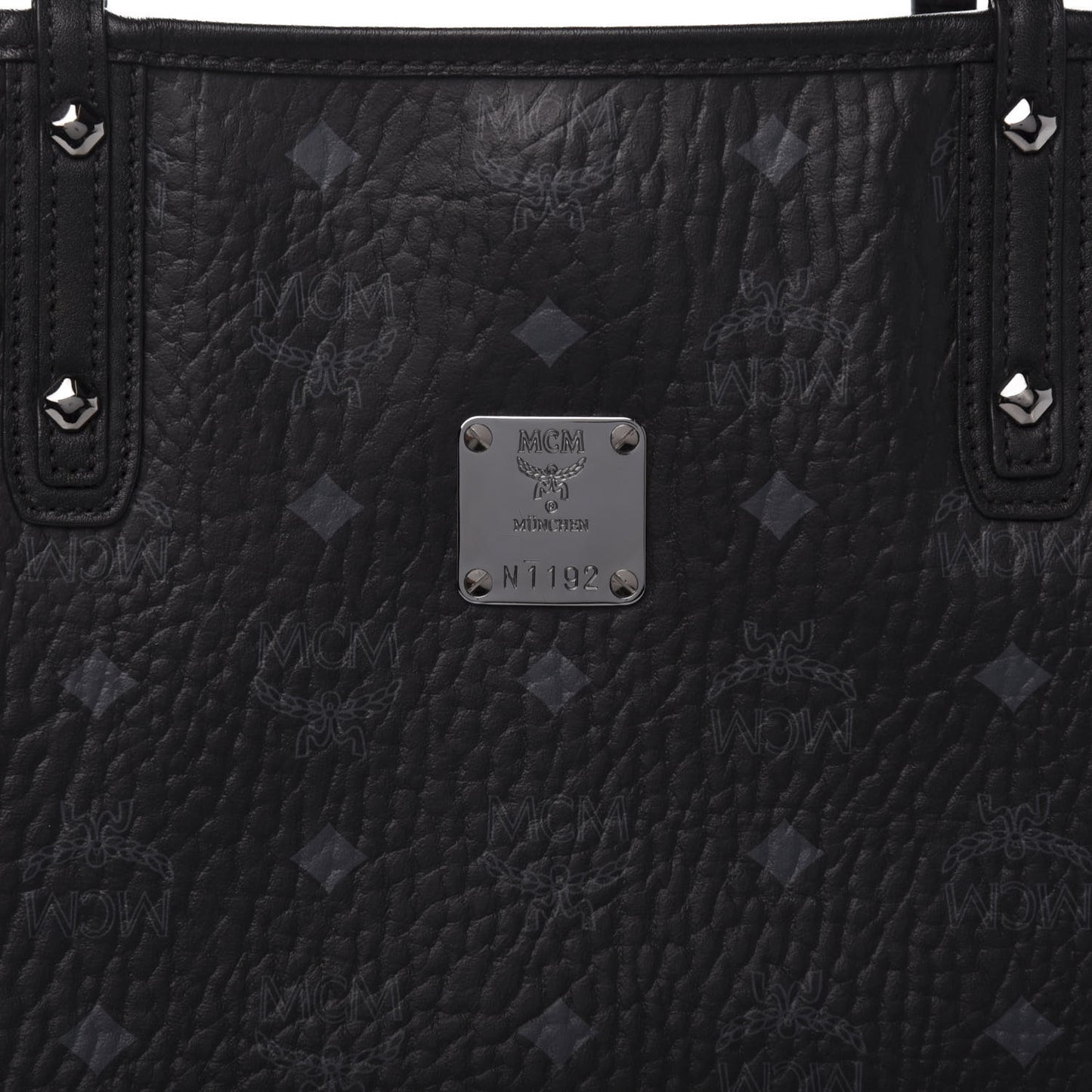 Metallic Galaxy Visetos Medium Project Reversible Shopper Tote Black Multicolor