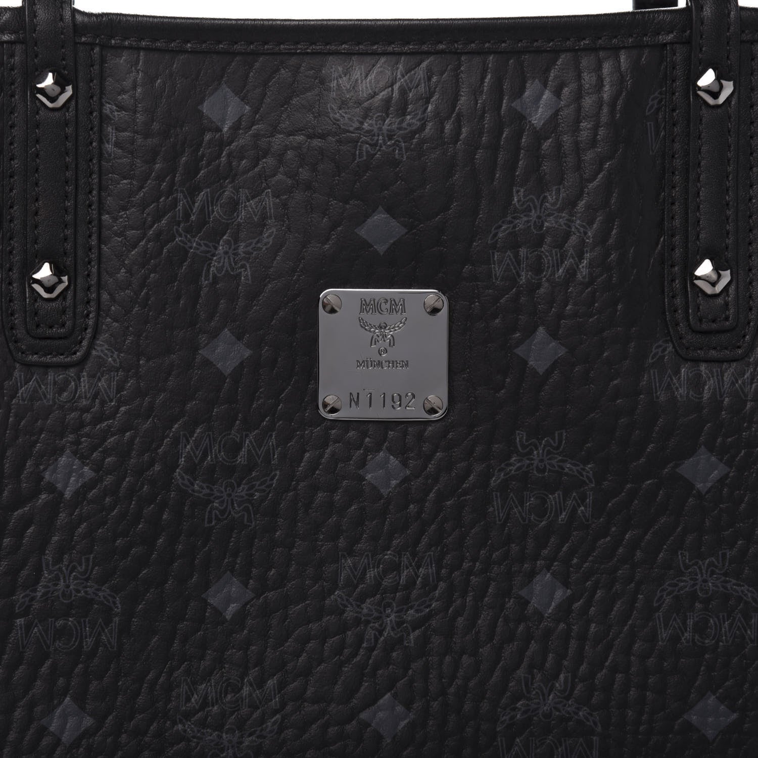 MCM Metallic Galaxy Visetos Medium Project Reversible Shopper Tote Black Multicolor 12 of 21