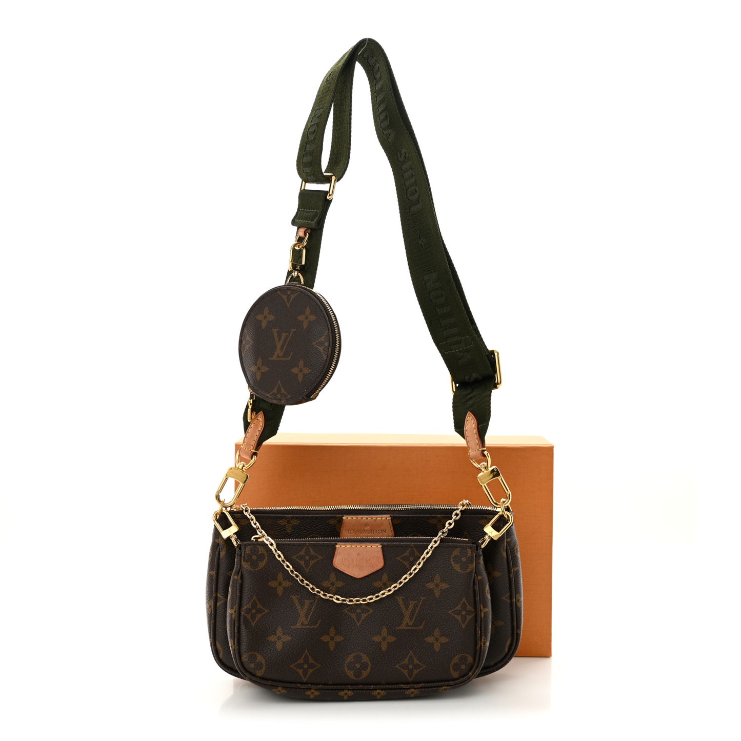 Monogram Multi Pochette Accessories Kaki