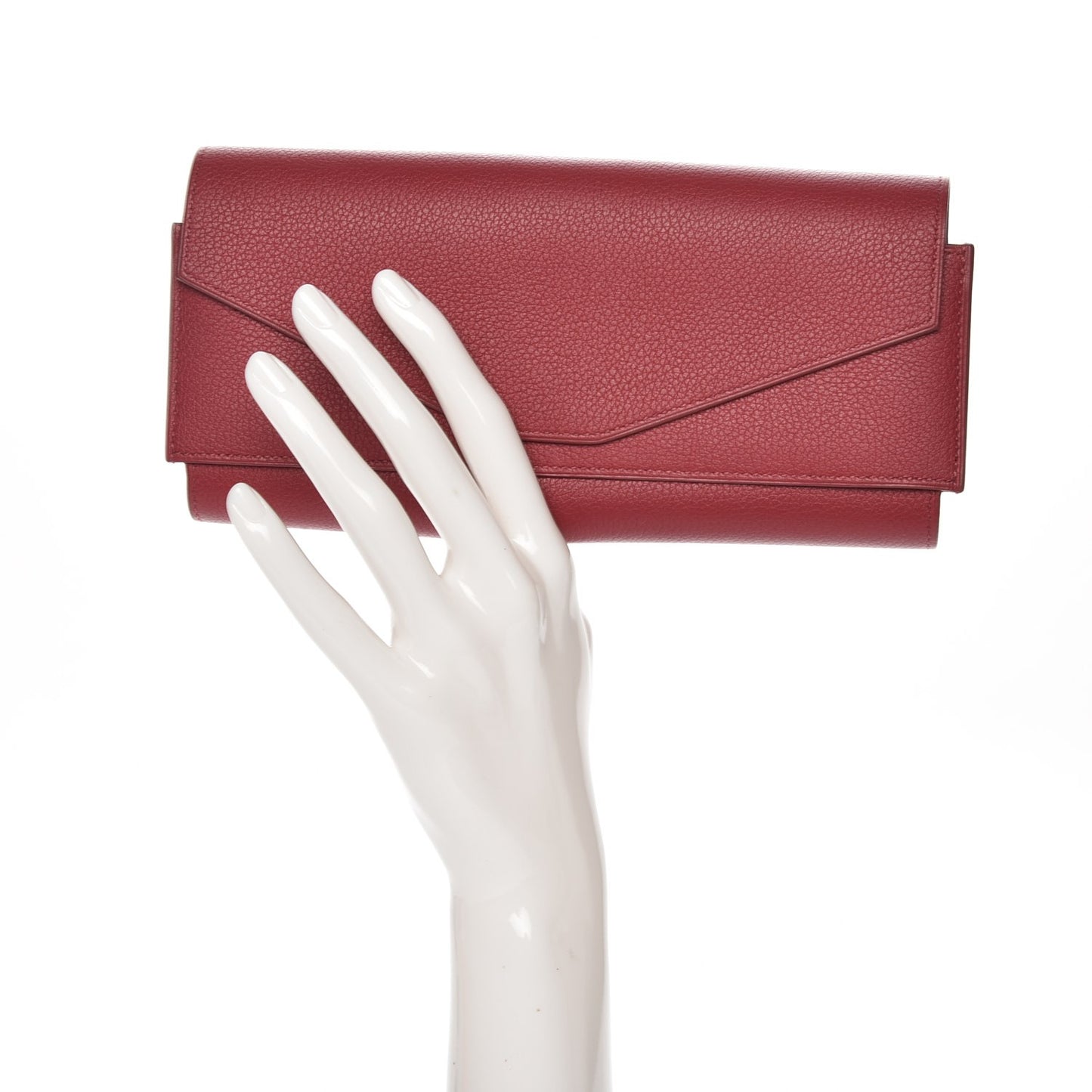 Evercolor Passant Long Wallet Rouge Grenat