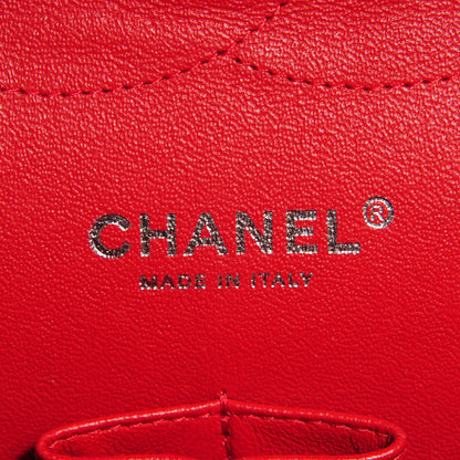 Chanel Lambskin Quilted Jumbo Double Flap Red 7 of 9