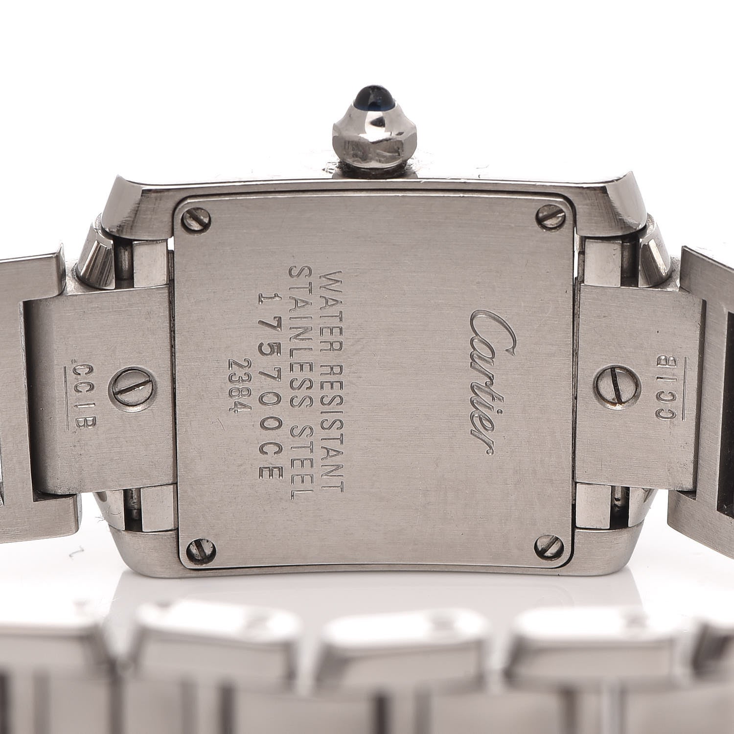 Cartier Stainless Steel 20mm Tank Francaise Quartz Watch 5 of 9