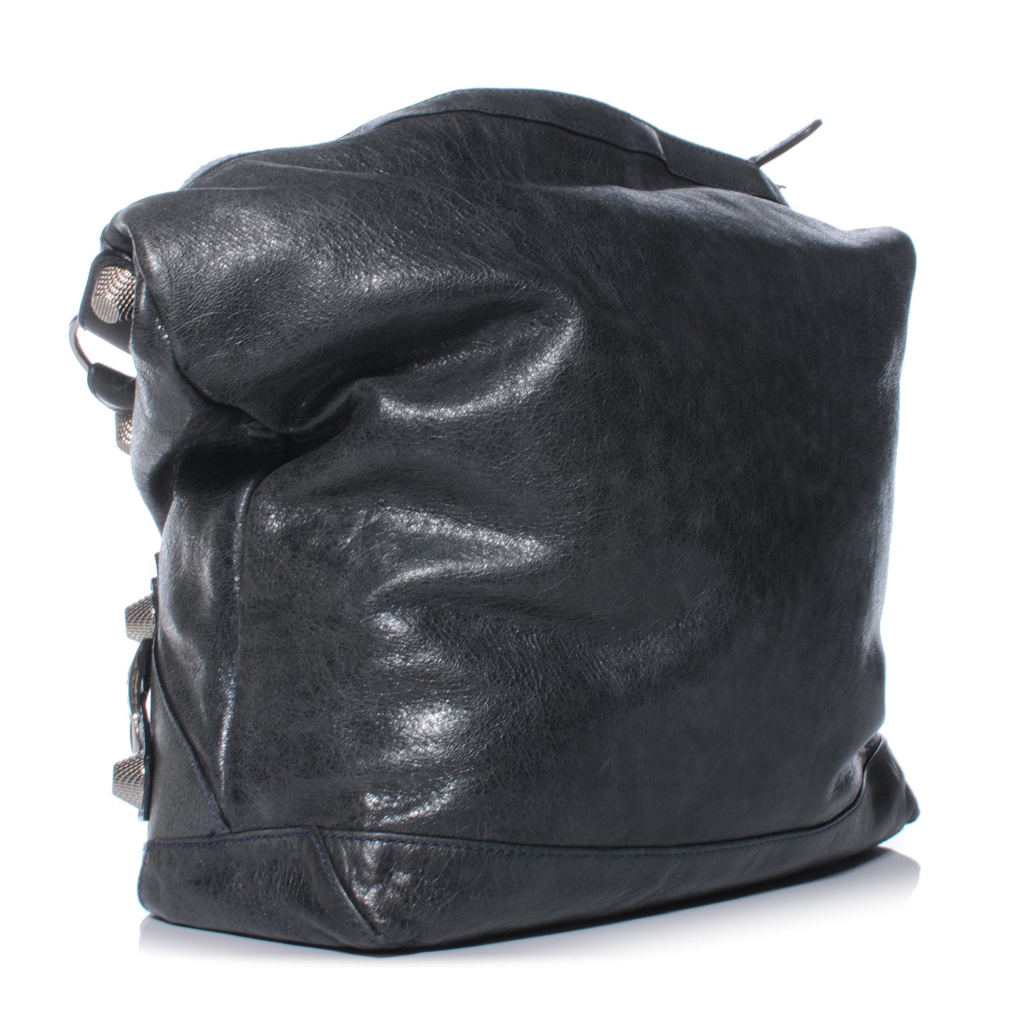 Agneau Giant 21 Silver Hardware Day Hobo Anthracite