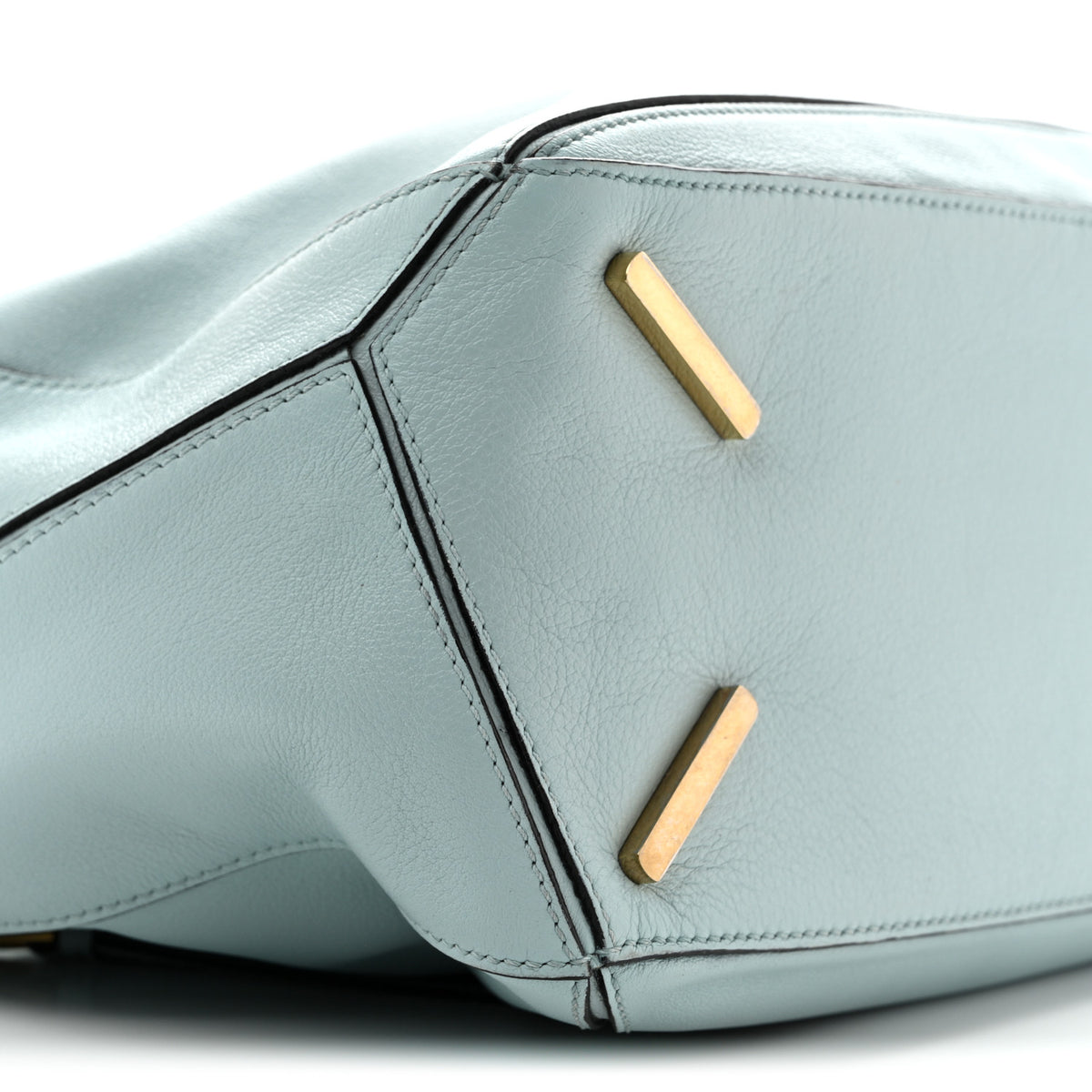 Calfskin Medium Puzzle Bag Light Blue