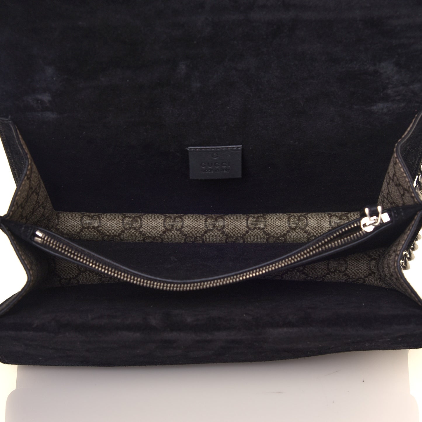 GG Supreme Monogram Small Dionysus Shoulder Bag Black