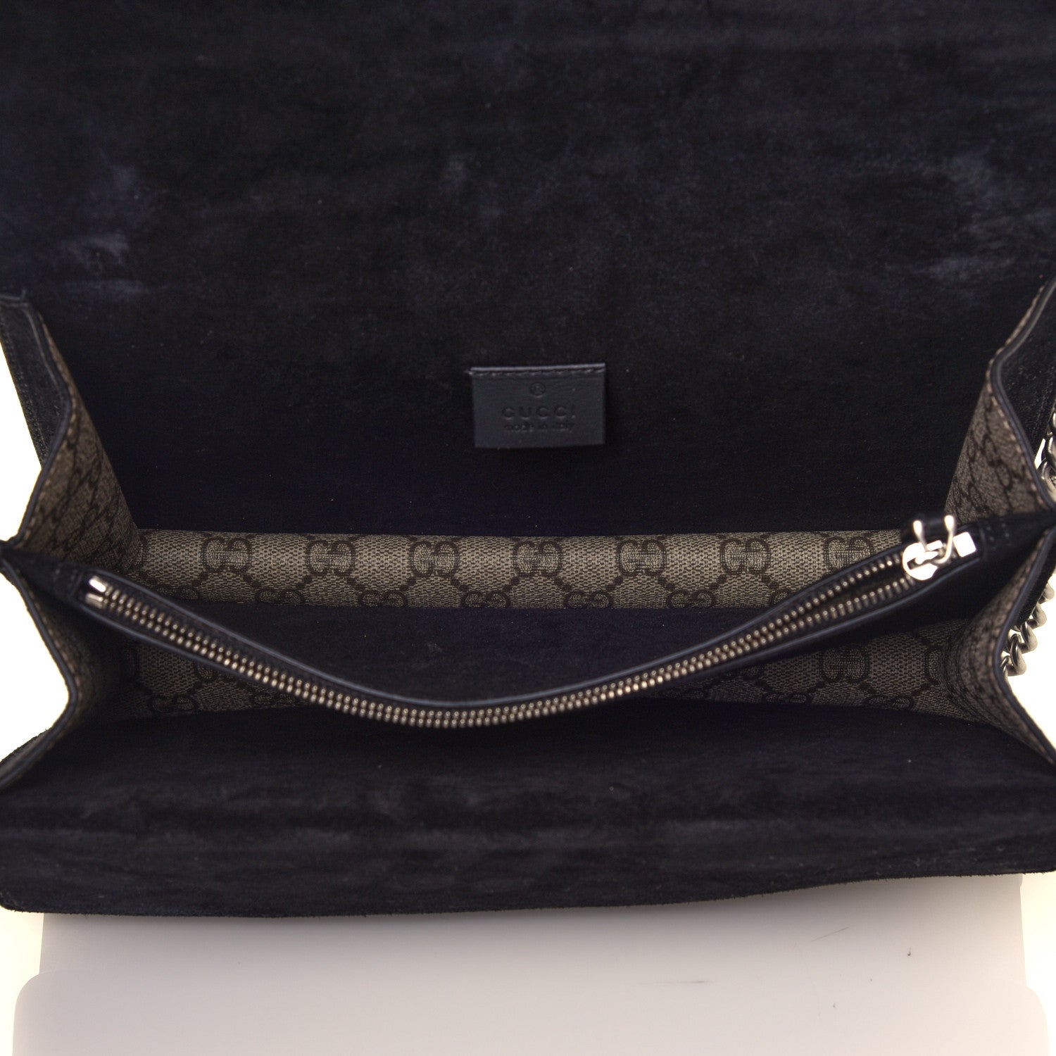 Gucci GG Supreme Monogram Small Dionysus Shoulder Bag Black 5 of 13