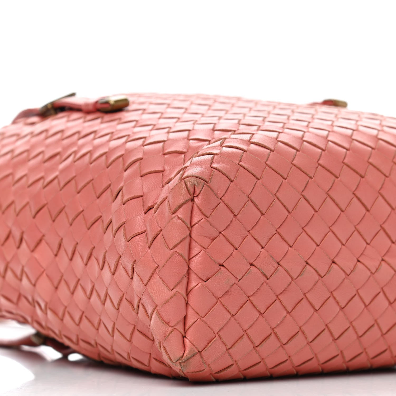 Bottega Veneta Nappa Intrecciato Mini Shopper Tote Corallo 5 of 8