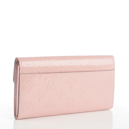Louis Vuitton Vernis Sarah Wallet NM Rose Ballerine 3 of 9