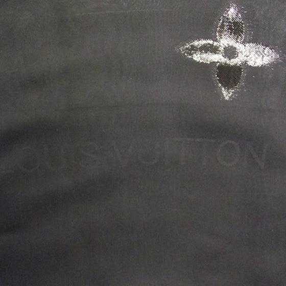 Louis Vuitton Monogram Silk Glitter Stole Noir 5 of 7