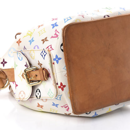 Louis Vuitton Monogram Multicolor Petit Noe White 9 of 10