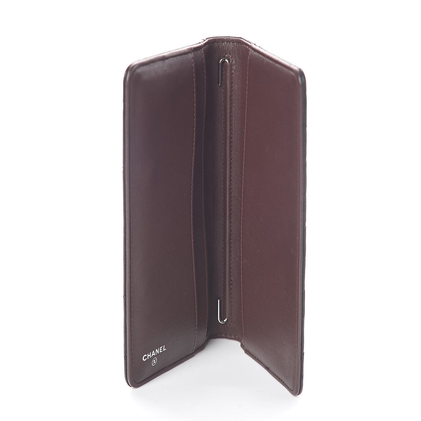 Lambskin Medium Agenda Cover Black