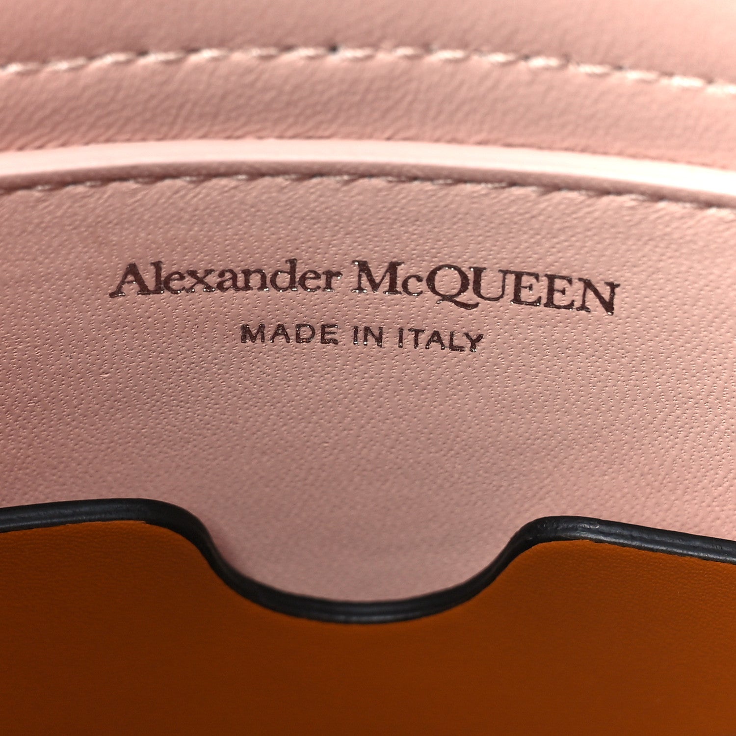 Alexander McQueen Denim The Curve Small Shoulder Bag Light Blue Tan 6 of 10