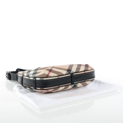 Burberry Nova Check Shoulder Bag Black 4 of 7